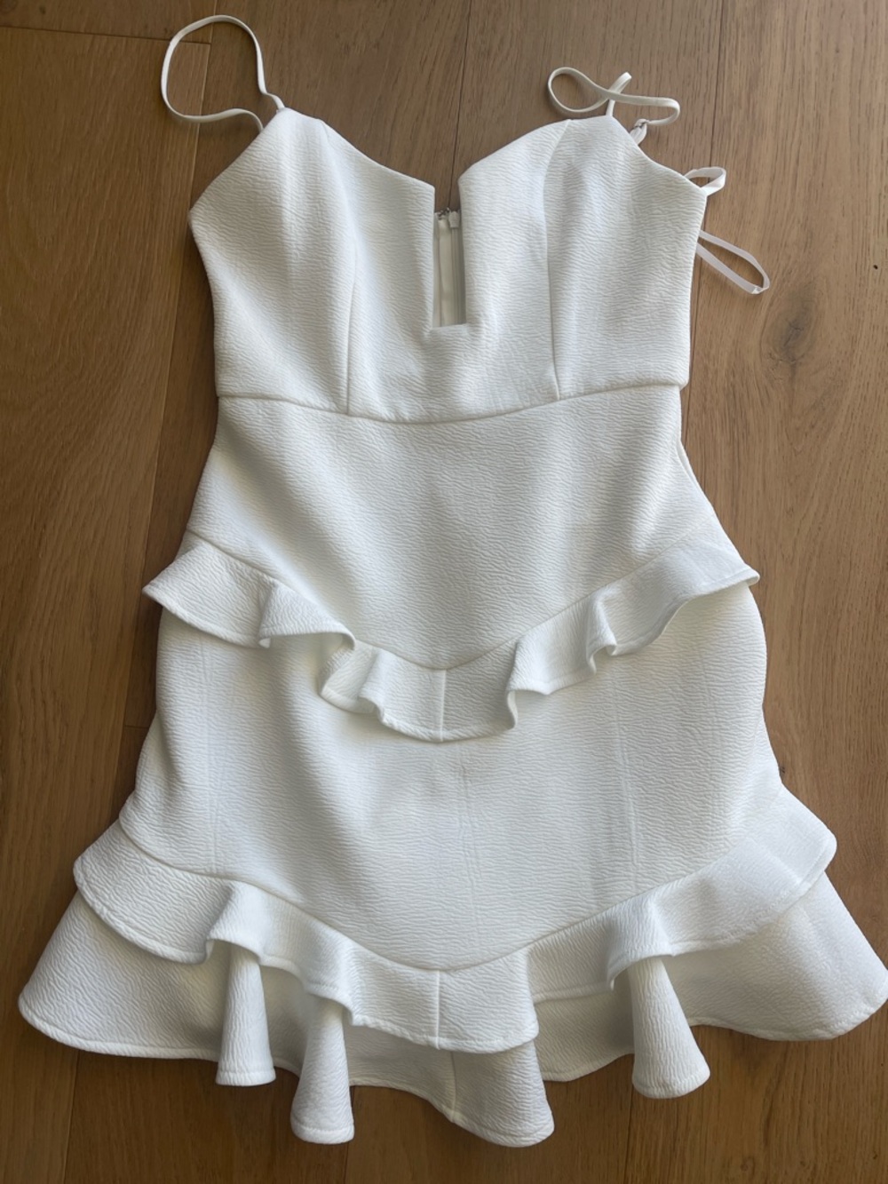 Selfie Leslie White Dress Size M